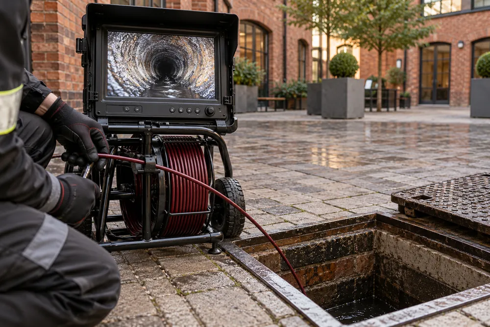 CCTV drain camera and inspection reel